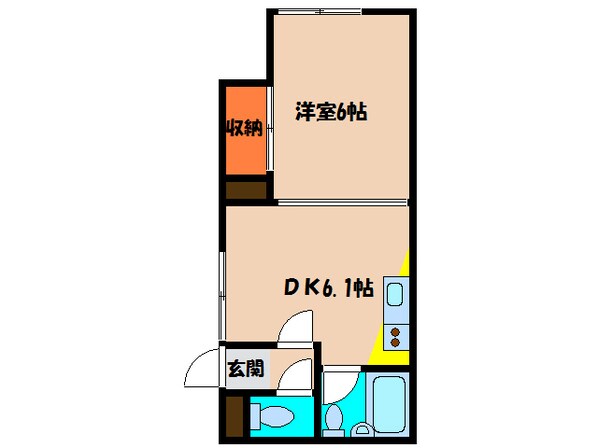 ヴィラ五稜郭の物件間取画像